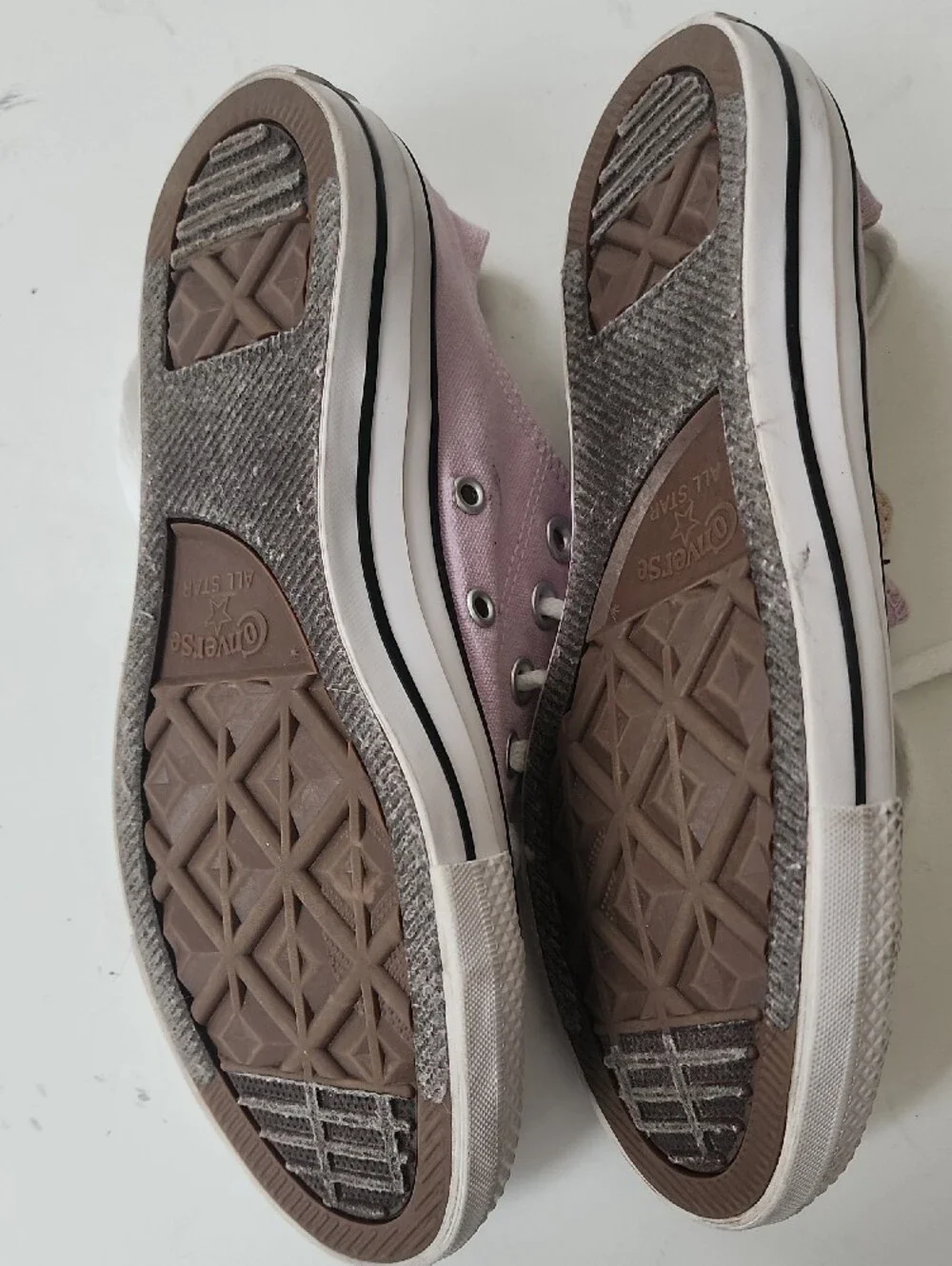 Converse Kids Low Top Sneakers - Light Pink Canvas